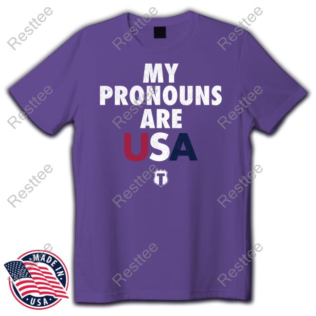 Official My Pronouns Are Usa Shirt