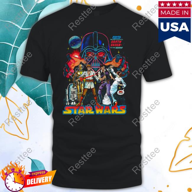 Star Wars New Hope Comic Book Cover Shirt