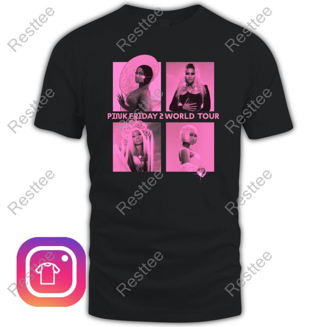 Official Pink Friday 2 World Tour New Shirt