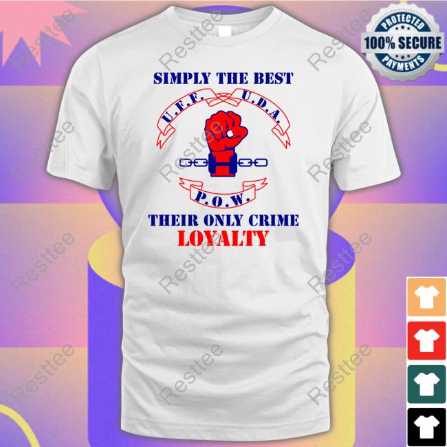 Simply The Best Their Only Crime Loyalty Shirt Official Tina Turner Simply The Best Their Only Crime Loyalty Tee Shirt