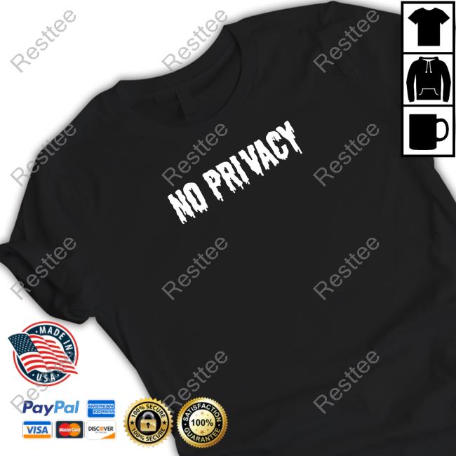 No Privacy My Soul Is Protected From Evil Black Hooded Sweatshirt