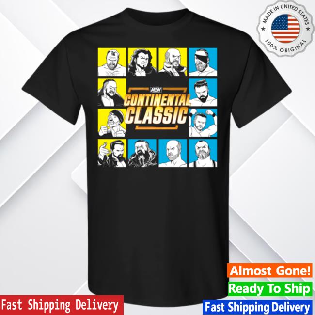 Official AEW Continental Classic Ournament Lineup Long Sleeve Tee