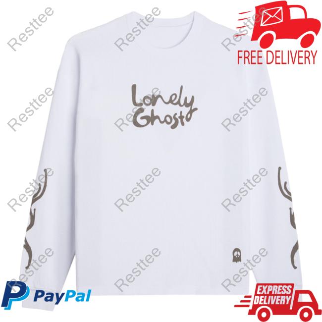 Official Lonely Ghost Clothing Store Peace Lonely Ghost Thermal Pullover Hoodie WhiteLonelyghost Merch