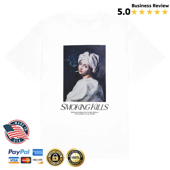 Official Juice Store Merch #Fr2 Smoking Art Top Shirt (White) Juicestore Apparel Clothing Shop