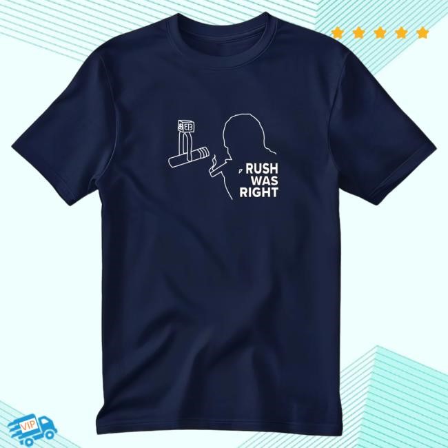Official Charlie Kirk Merch Rush Was Right Tshirt