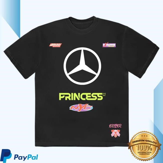 Ice Spice X Mercedes-Benz Graphic Baddie T Shirt (Black)