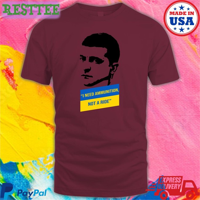 Saint Javelin Shop I Need Ammunition President Zelensky Long Sleeve Tee Shirt Natalia Antonova