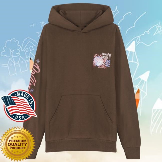 RL LA 24 Bulletin Lineup Hoodie Rolling Loud Shop