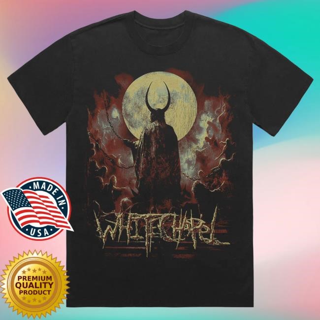 Whitechapel From Below Faded Black Shirt