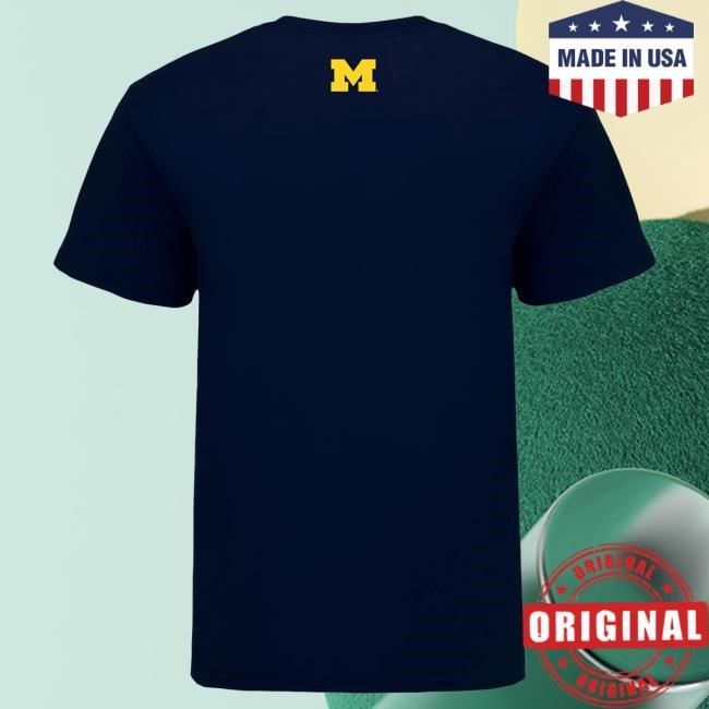 The M Den Michigan Wolverines #44 Max Bredeson Student Athlete Comic T-Shirt Tees