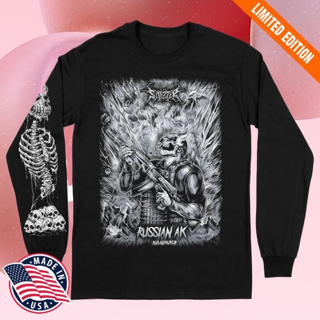 Official IndieMerchstore Sinizter "Russian AK" Long-Sleeve Indie Merch Store