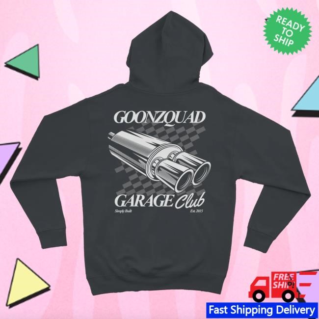 Official Goonzquad Garage Club Hood Official Goonzquad Garage Club Popover Hoodie