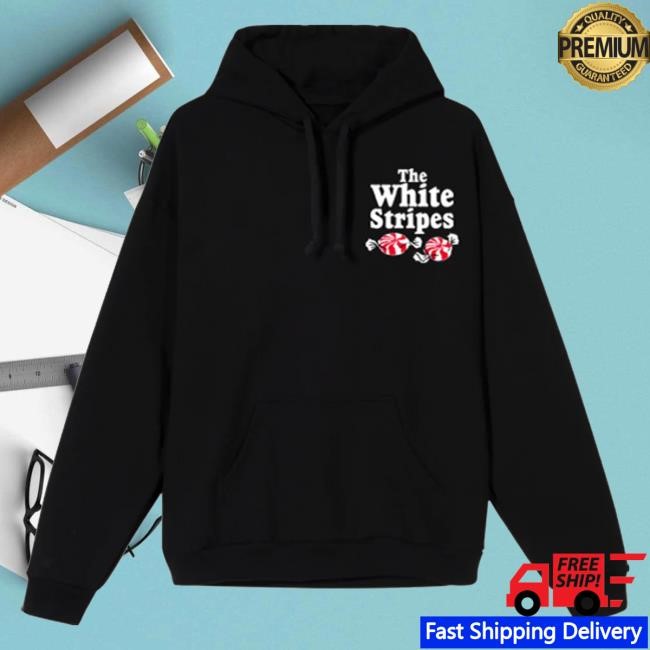 Official The White Stripes Merch Store The White Stripes Peppermint Hoodie