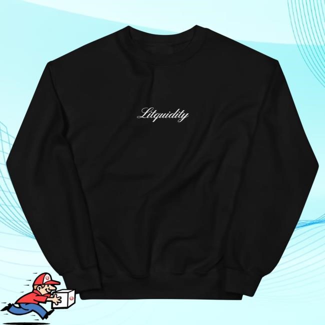 Litquidity Cursive Crewneck - Black | Forest GreenLitquidity Official Merch Store Litquidity Cursive Crewneck Sweatshirt - Black | Forest GreenLitquidity Official Merch Store