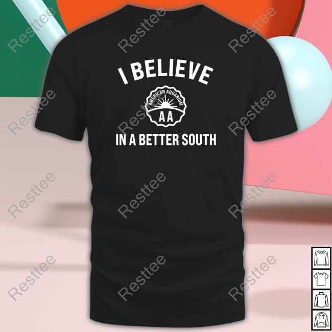 Official American Aquarium I Believe In A Better South Tee Shirt