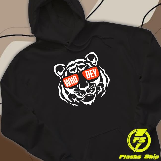 Who Dey Tiger Cincinnati Bengals Hoodie