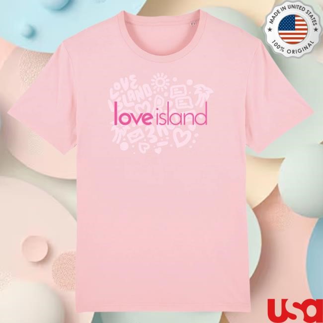 Love Island Scatter Shirt (pink) | Love Island Merch Store Official