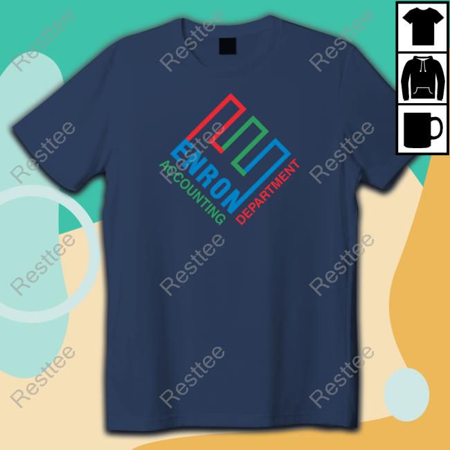 Enron Accounting Department TankTop Supersecretshirts Enron Accounting Department Hoodie