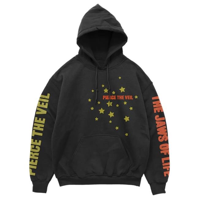 Official Pierce The Veil Merch Store Jaws Stars Crew neck Sweatshirt Pierce The Veil Clothing Shop Ptv Merch