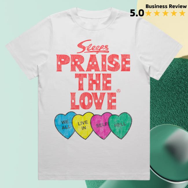 Official While She Sleeps Merch Bar Sleeps Praise The Love Sweet Tooth Girls Crewneck Dust Merch Bar
