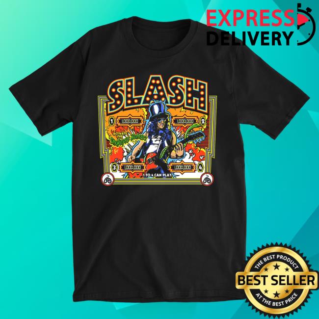 Slash Official Merch Shop Apparel Slash Pinball Black New Shirt