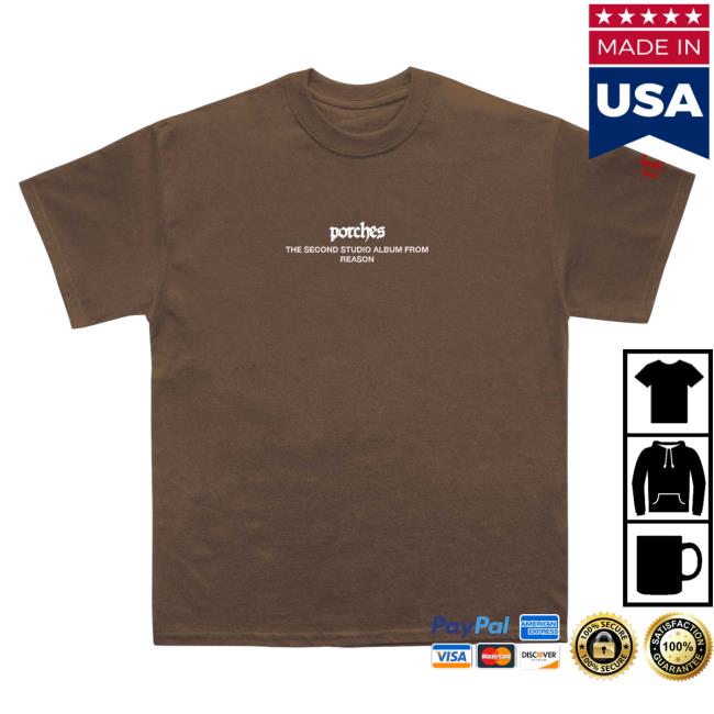 Official Clothing Top Dawg Entertainment Merch Store Reason- Poor And Riches Top Shirt (Brown)
