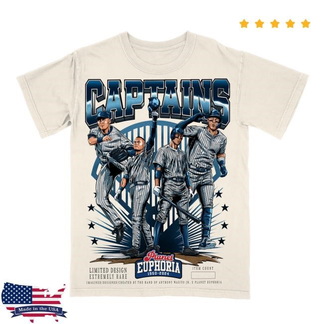 Planet Euphoria Merch Captains Judge + Jeter New T-Shirt #/500 – Euphoria Shop