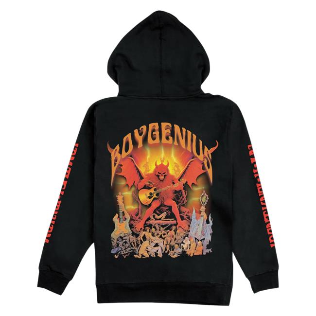 Boygenius Demon Crewneck Official Boygenius Demon Sweater