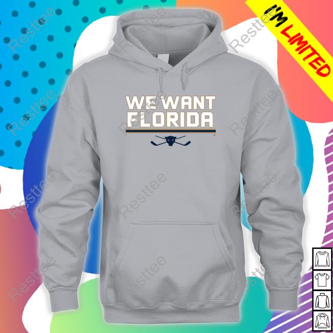 Breakingt Merch We Want Florida T-Shirt Official We Want Florida T Shirts