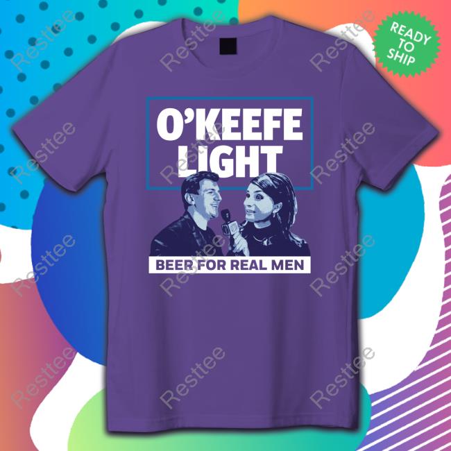 Official O'keefe Light Beer For Real Men Tee