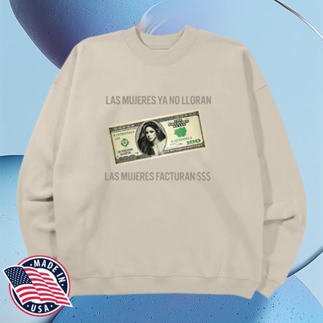 Official Shakira Merch Store Shakira LMYNL World Tour Dollar Bill Pullover Sweatshirt