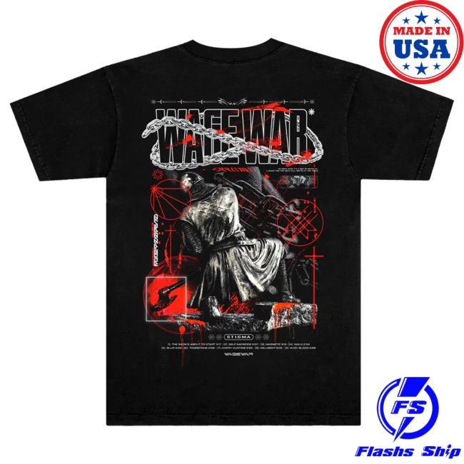 Official Wage War Merch Store Wage War Stigma Knight Top Shirt (Black)