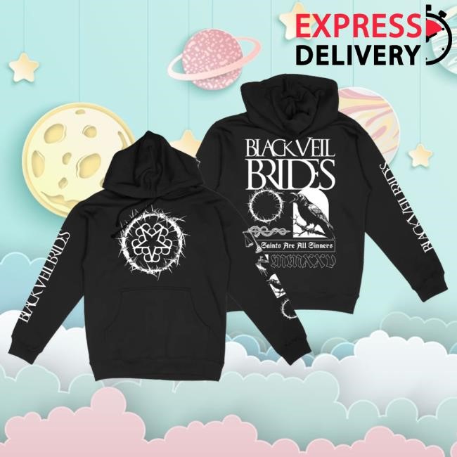 Black Veil Brides The Raven Pullover Hoodie Black Veil Brides The Raven Hoody