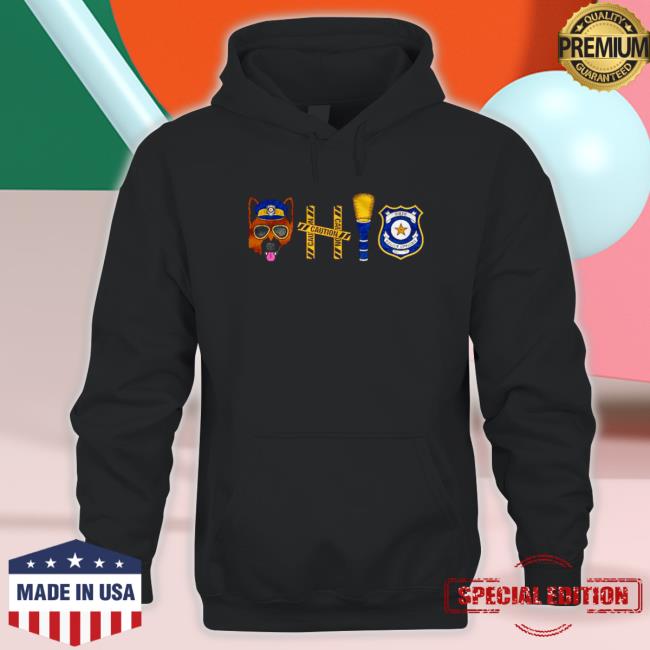 Ohio Police T-Shirt Official Ohio Police Long Sleeve Tee