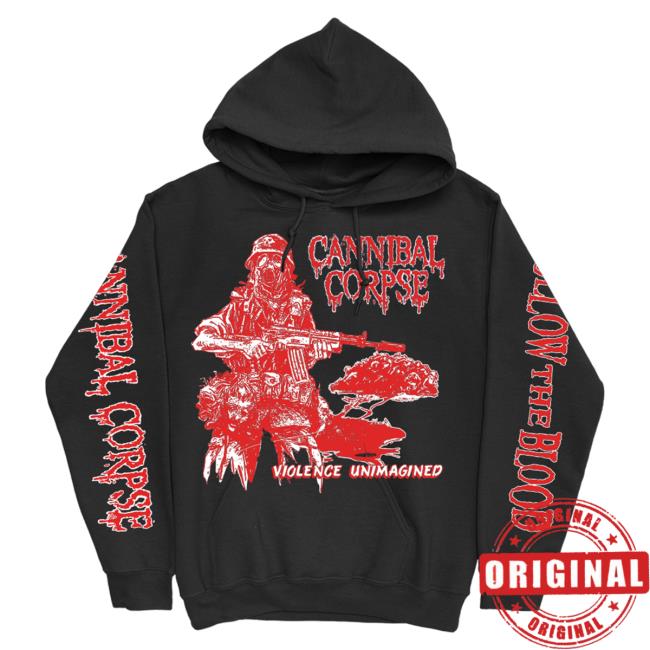 Official Kings Road Merch Store Cannibal Corpse Follow The Blood T-Shirts (Black) Kings Road Shop CannibalCorpse