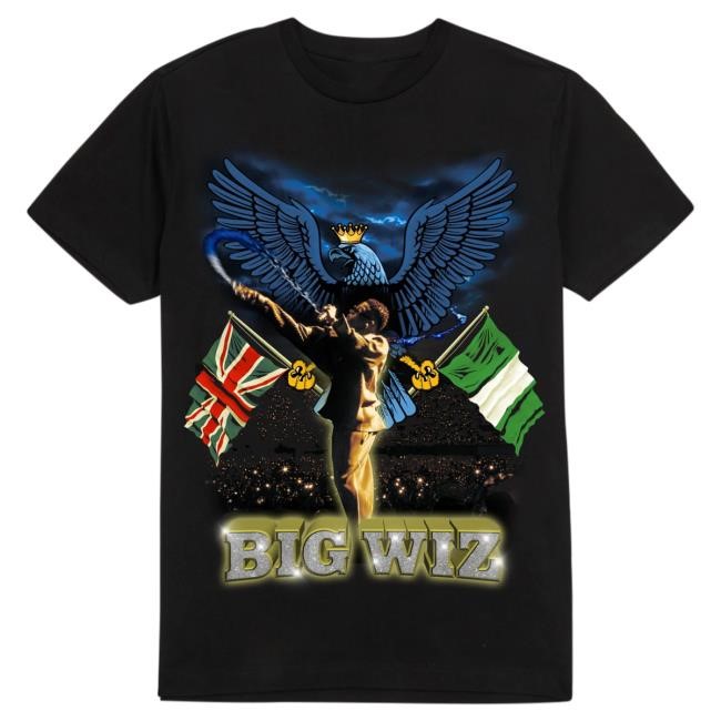 Official Wizkid Flags Shirts | Black