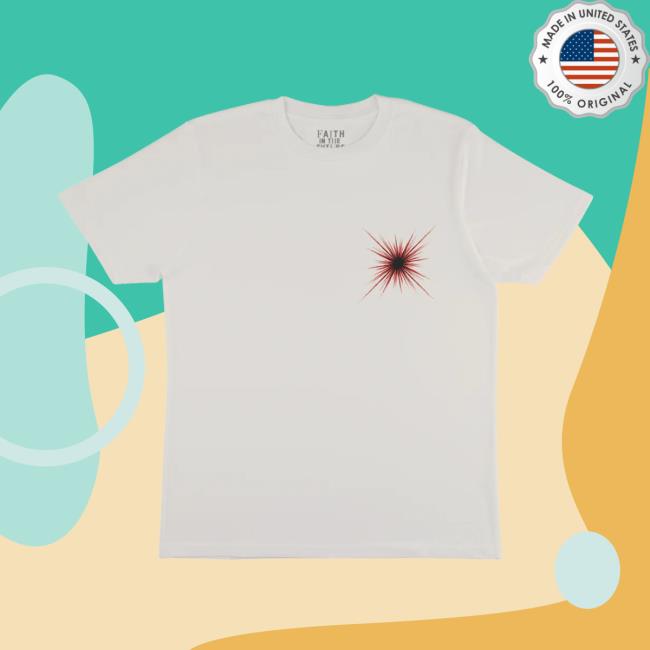 Official Merch Louis Tomlinson Faith In The Future World Tour Burst Ecru New Shirt