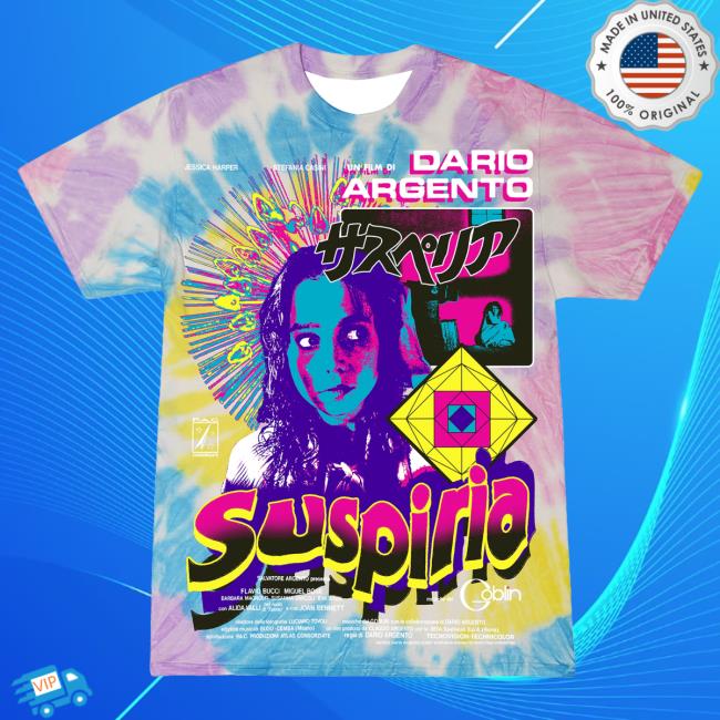 Official Studiohouse Designs Merch Store Suspiria Peacock Tiedyes New Shirt Peacock (Blue/Yellow/Purple) Studiohouse Designs Apparel Clothing Shop StudiohouseDesigns