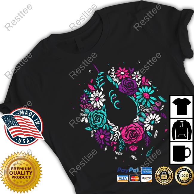 Official Omori Merch Flower Crown Tee Fangamer