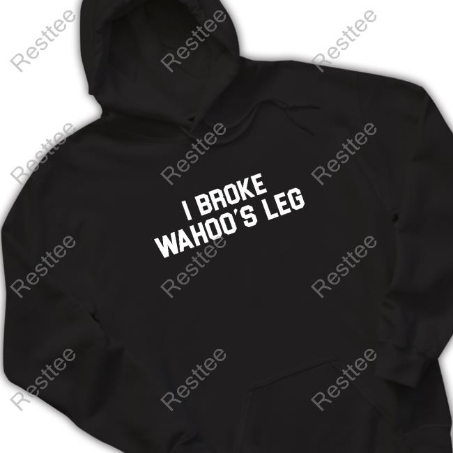 Super70s Sports I Broke Wahoo's Leg Shirt New