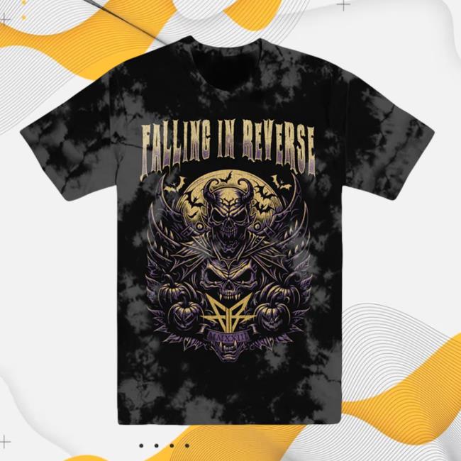 Falling In Reverse Ghoul Halloween Dye Tee Shirt