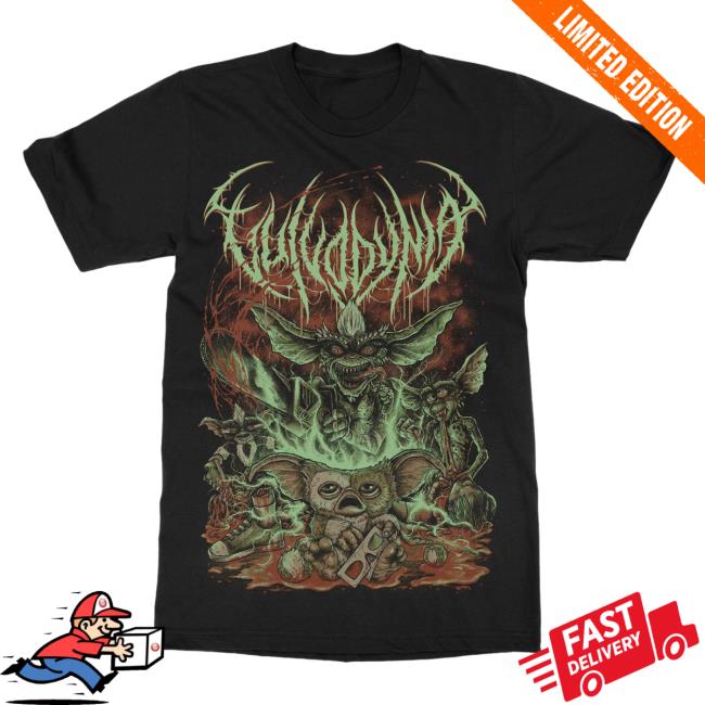 Official Indie Merch Store Vulvodynia Mogwai Popover Sweatshirt Black Indiemerchstore Shop