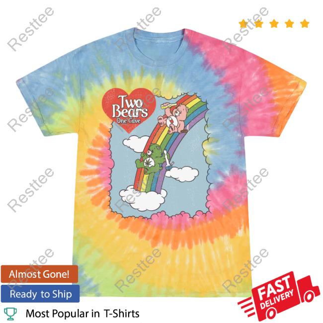 Official Ymh Studios Two Bears, One Cave Tie Dye Hot Shirt Ymhstudios