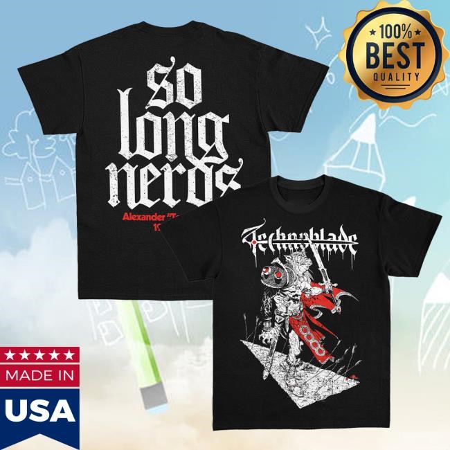 Technoblade Official Merch Store So Long Nerds Redux T-Shirts