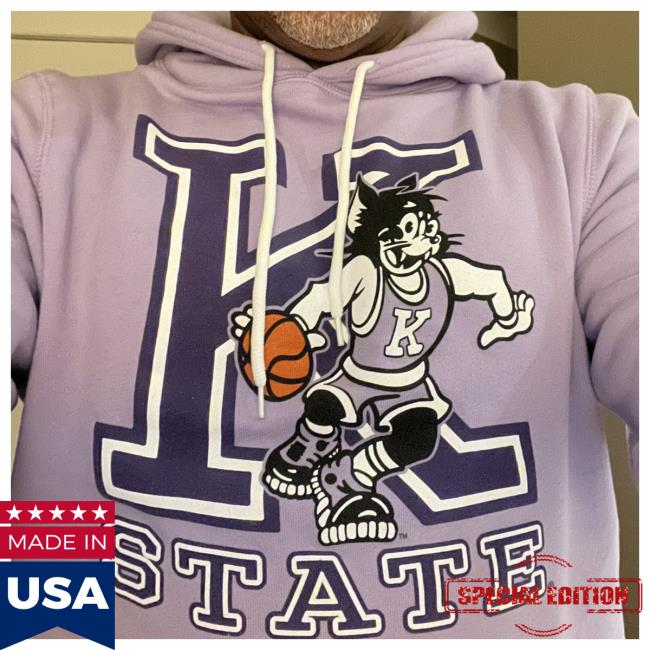 Jerome Tang K-State Wildcats Tom Basketball Hoodies Charlie Hustle
