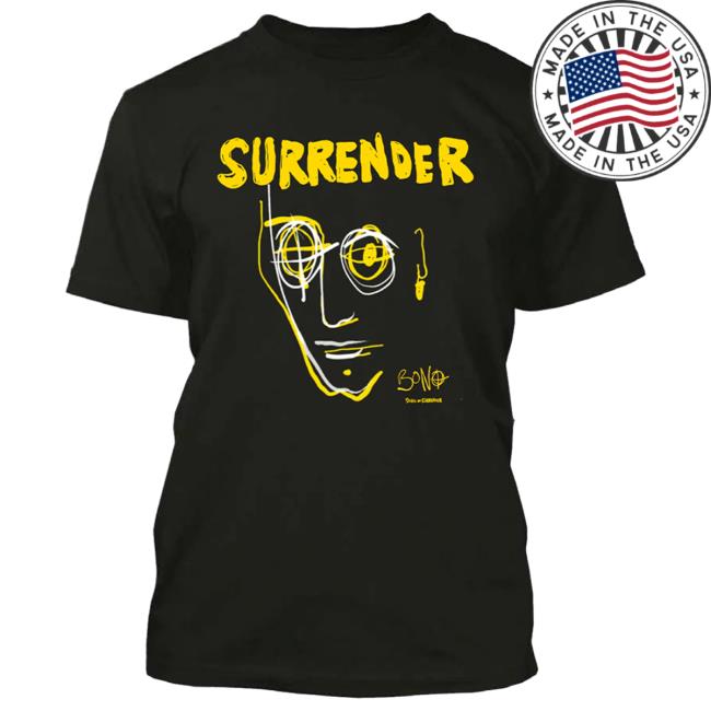 U2 Merch Shop Surrender Sketch Shirt