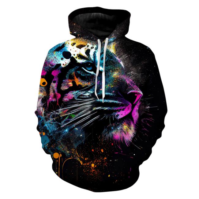 Official Iedm Clothing Galactic Tiger Unisex Tee Shirt 3D All Over Print