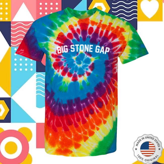Official Hometown Apparel Clothing Merch Big Stone Gap Virginia Classic Curve Tie Dye Shirt Michelangelo
