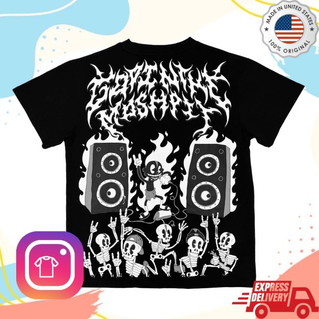 Moshpit New Tee Official Lil Darkie Merchandise — Small Dark One