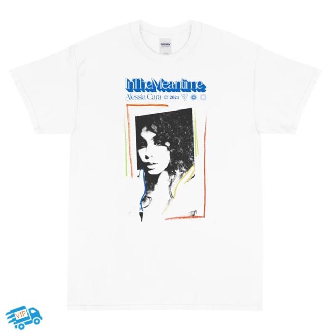Official Alessia Cara Merch Alessia Cara White 'In The Meantime' Popover Shirt Alessia Cara Apparel AlessiaCara